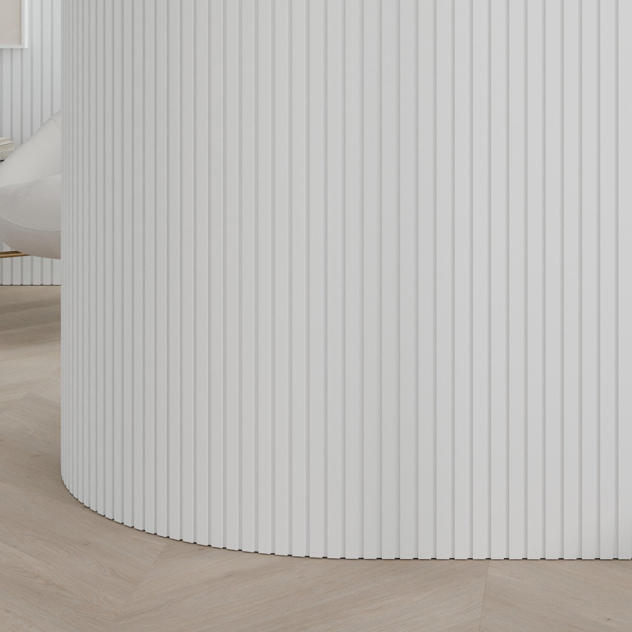 106" Slat Paint - Ready Fluted Wall Panels - Slats.co
