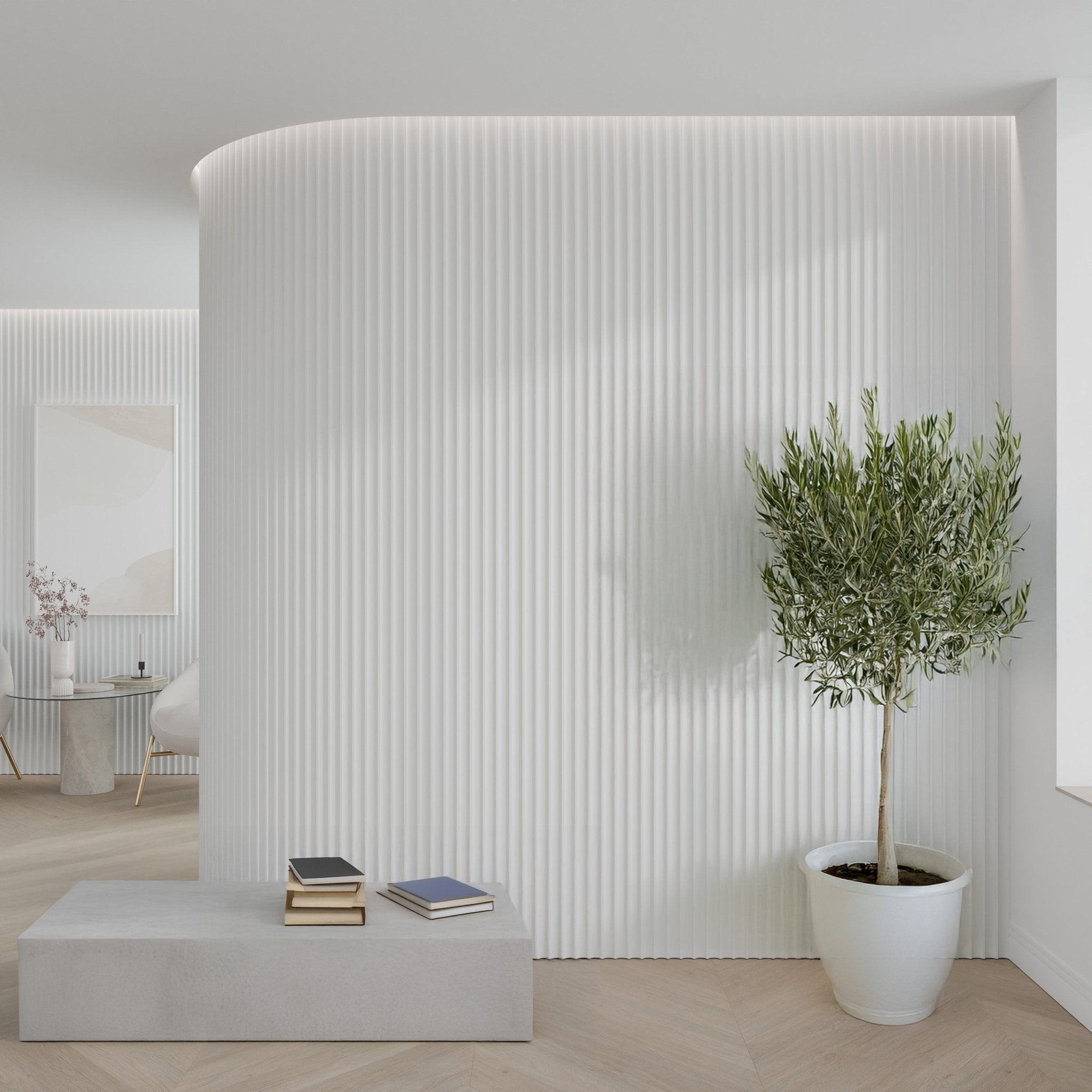 106" Valley Paint - Ready Fluted Wall Panels - Slats.co
