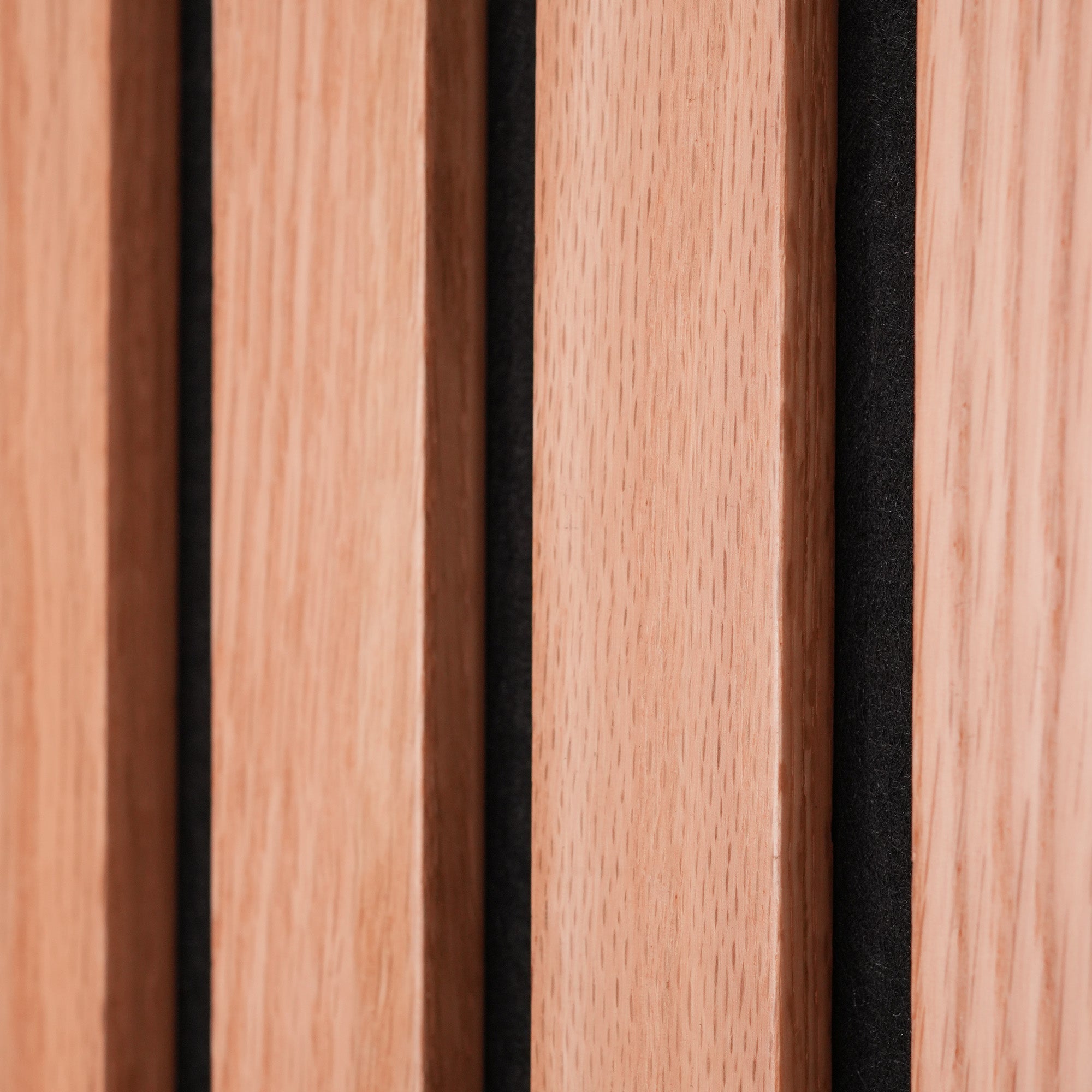 American Red Oak 100% Solid Acoustic Wood Slat Sample - Slats.co