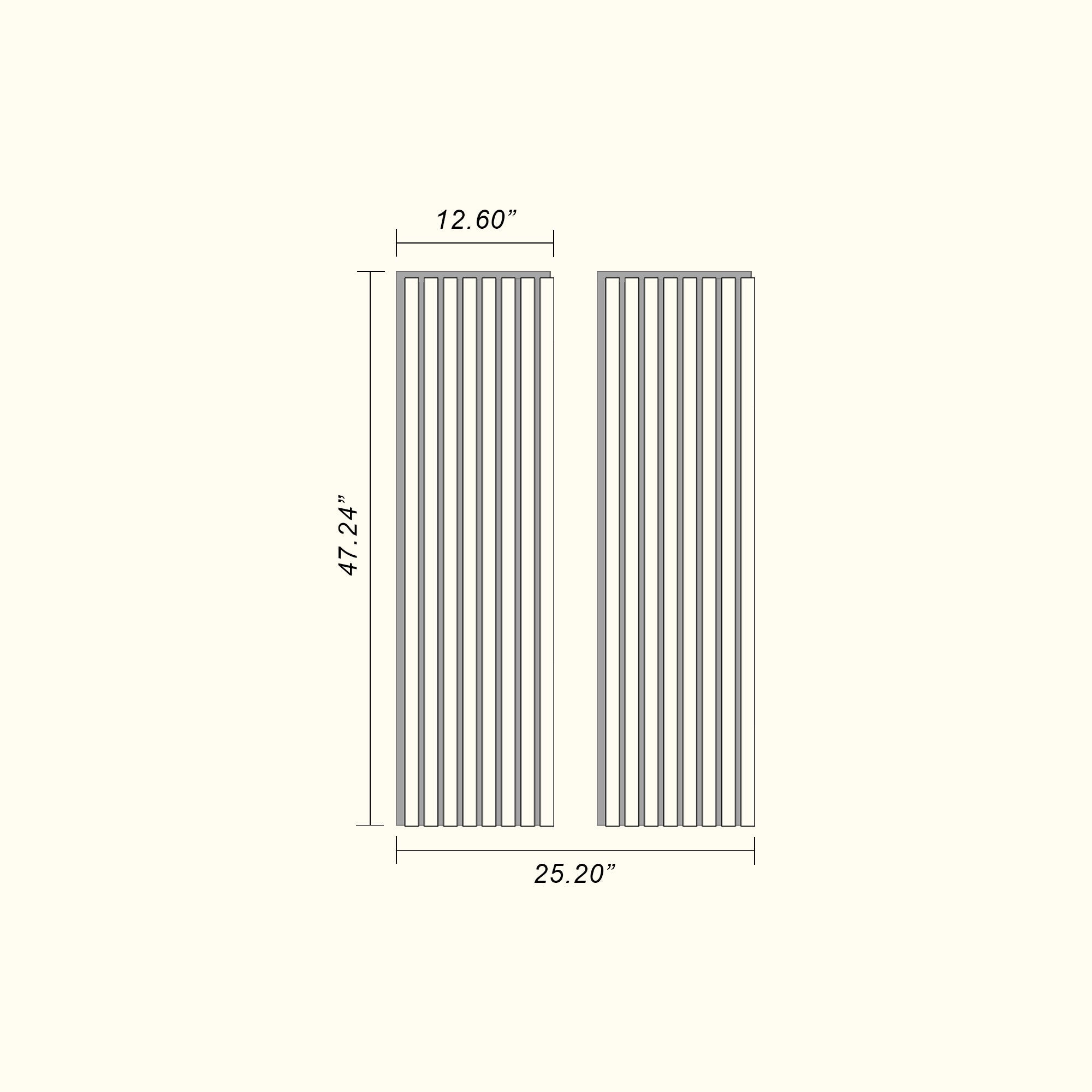 Natural Walnut Acoustic Wood Slat Wall Tiles with Black Felt Backing - Slats.co