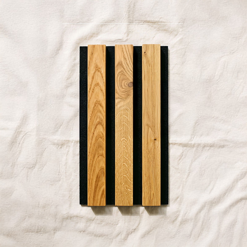 Solid Oak Slat Panel Sample