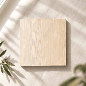 ULTRALIGHT Accent Wall Panel Sample in White Oak, Black Felt