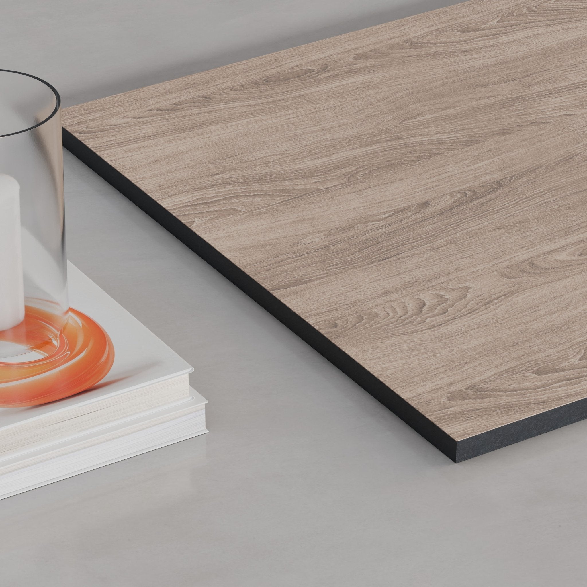 ULTRALIGHT Flexible Lightweight Full Walnut Accent Wall Panels with Black Felt Backing - Slats.co