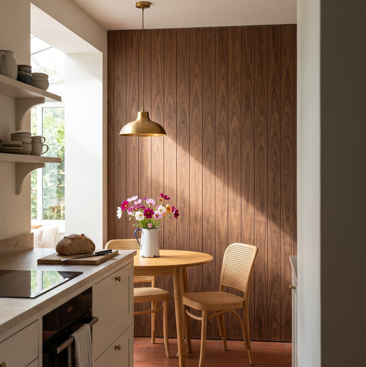 ULTRALIGHT Wide Wood Slat Panel Sample – Walnut - Slats.co