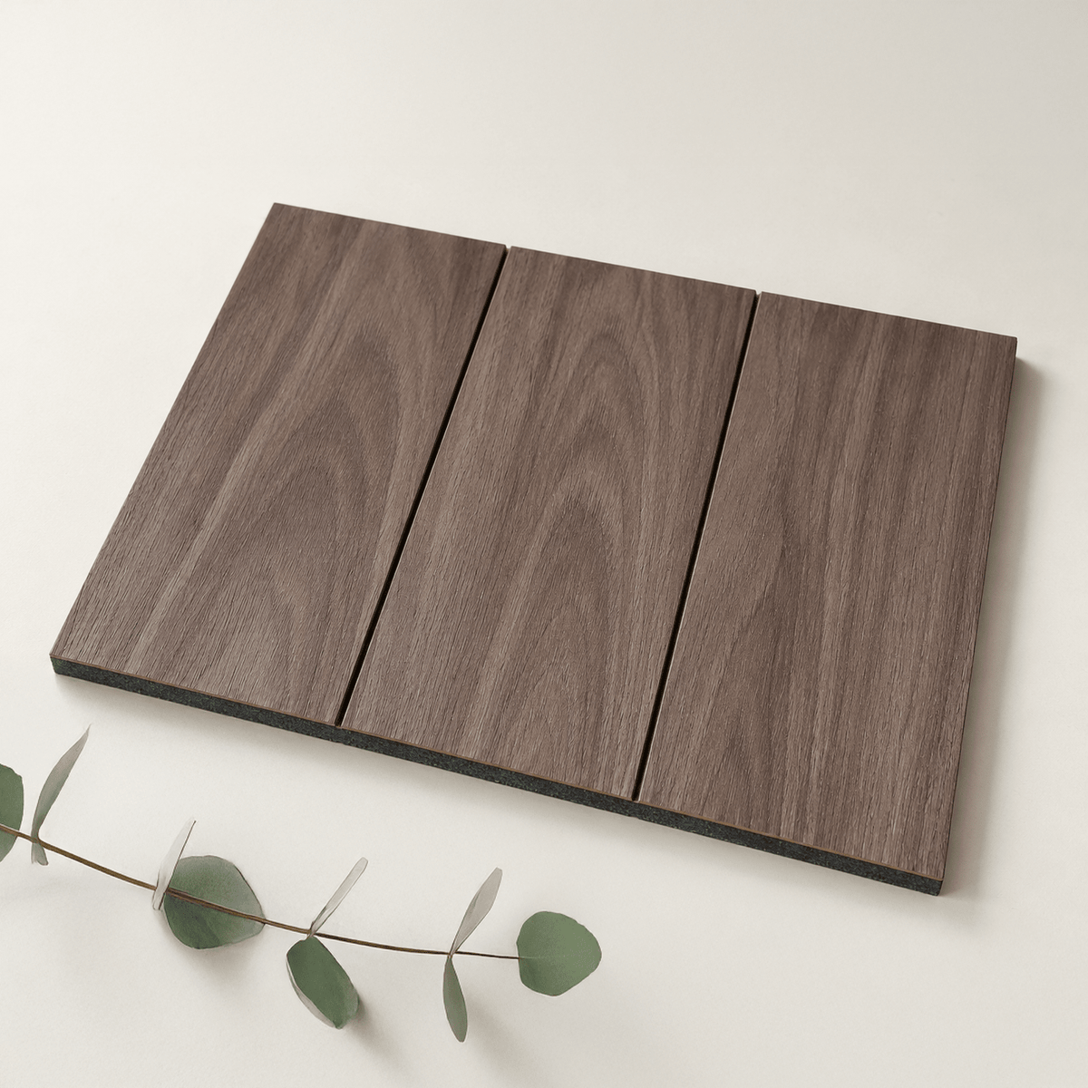 ULTRALIGHT Wide Wood Slat Panel Sample – Walnut - Slats.co