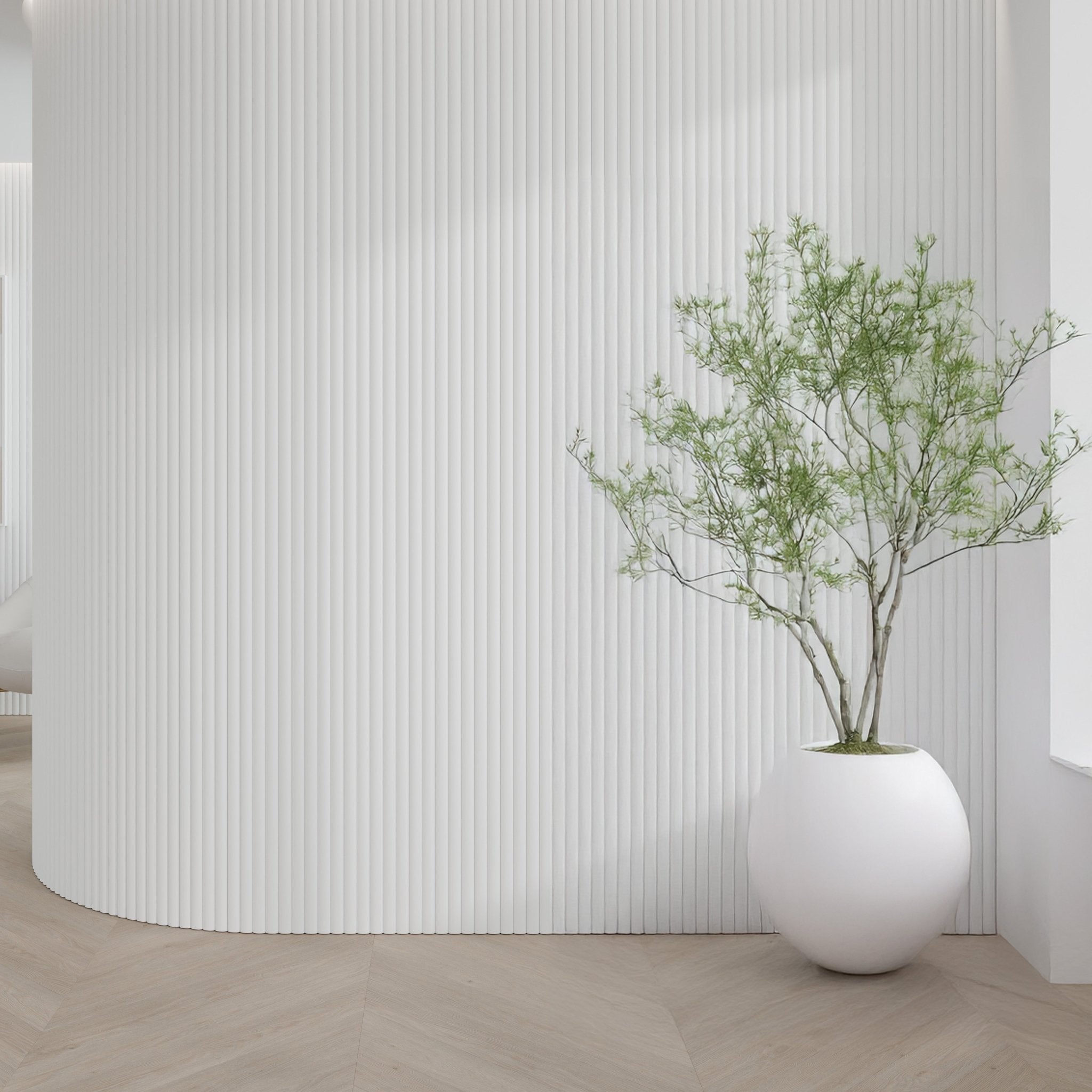 106" Ridge Paint - Ready Fluted Wall Panels - Slats.co