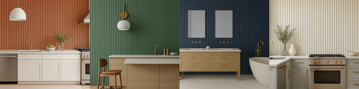 Paintable Wall Panels – Flexible, Fluted in Ridge, Valley & Slat Designs