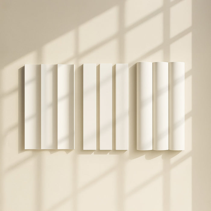 Paintable Wall Panels – Flexible, Fluted in Ridge, Valley & Slat Designs