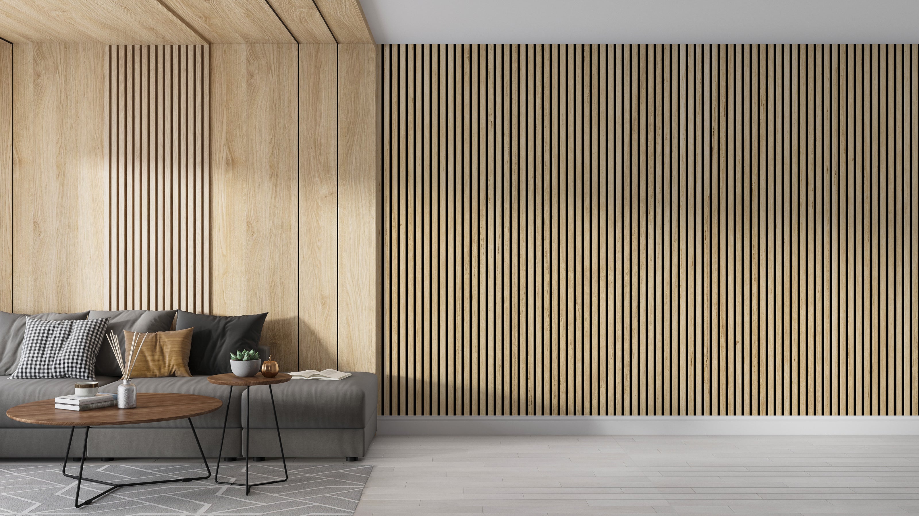 Add a bit of Nature to your Space with Wood Slat Acoustic Wall Panels