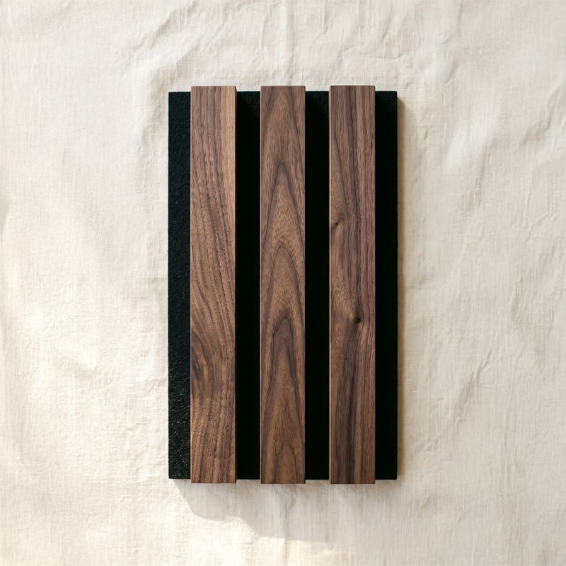 Solid Walnut Slat Panel Sample - Slats.co