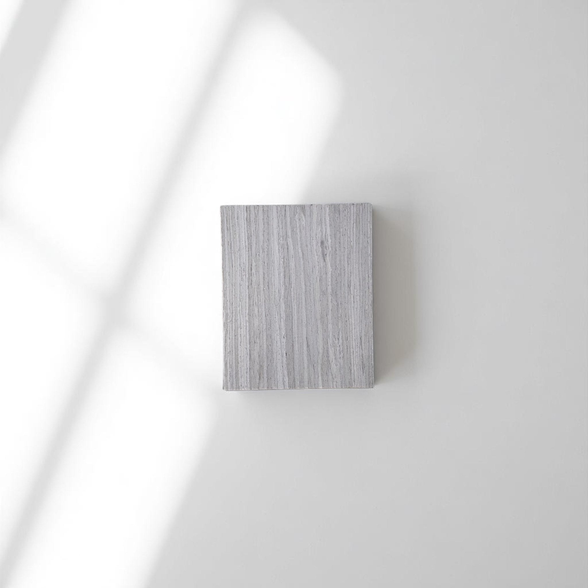 ULTRALIGHT Accent Wall Panel Sample in Grey Oak, Black Felt - Slats.co