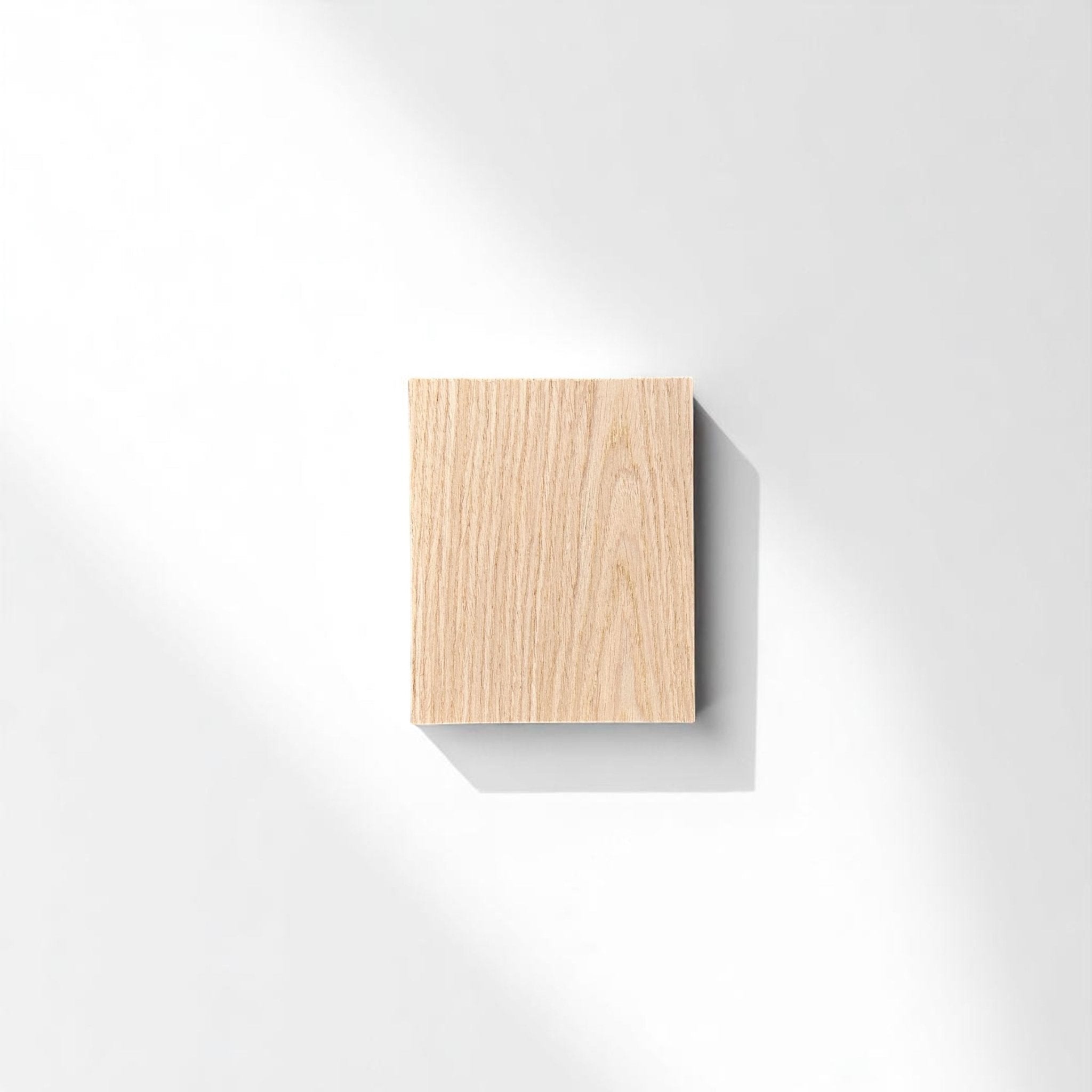ULTRALIGHT Accent Wall Panel Sample in White Oak, Black Felt - Slats.co