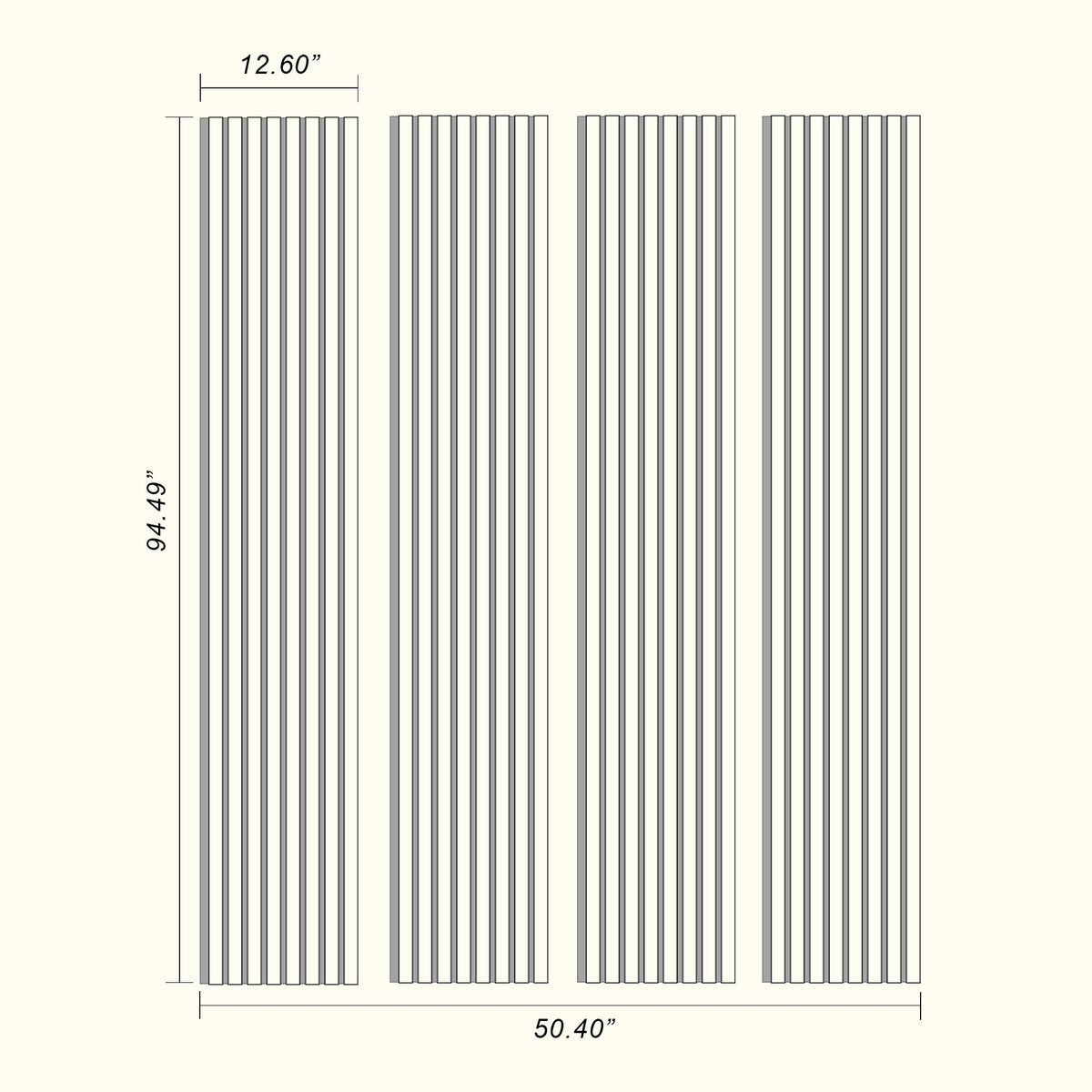 ULTRALIGHT Flexible Lightweight White Oak Acoustic Wood Slat Wall Pane