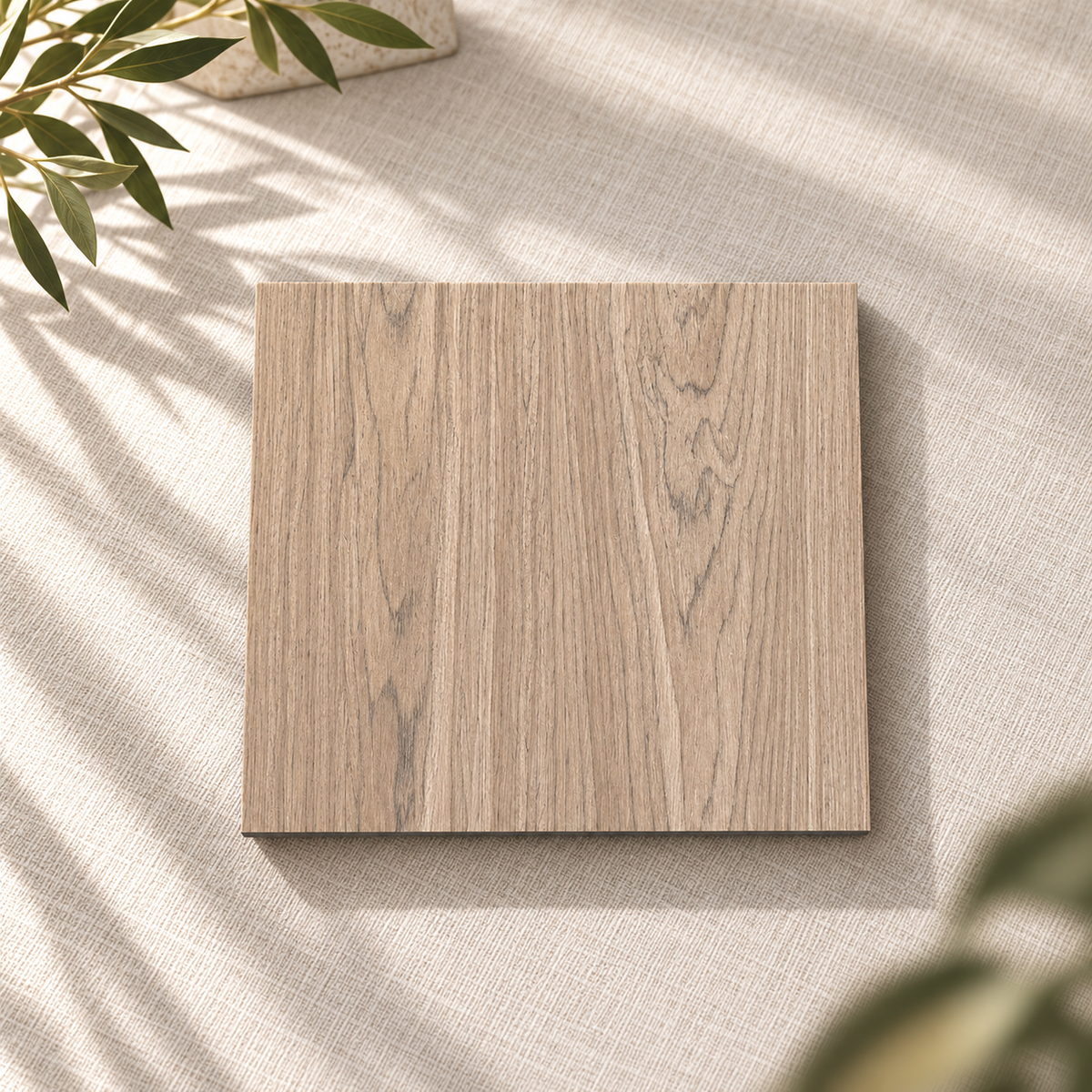 ULTRALIGHT Accent Wall Panel Sample in Walnut, Black Felt