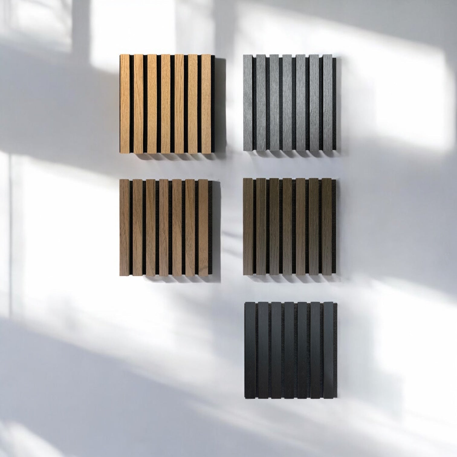 Wood Slat Acoustic Wall Panel Sample Kit - Slats.co