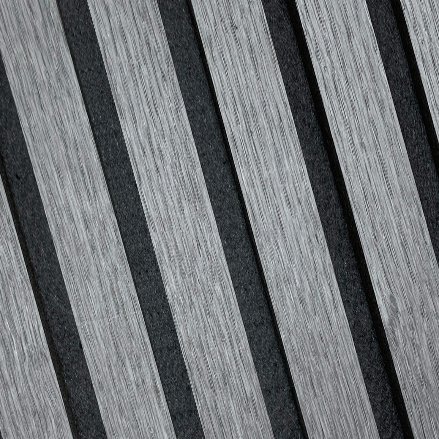 Wood Slat Acoustic Panel in Grey Oak - Slats.co