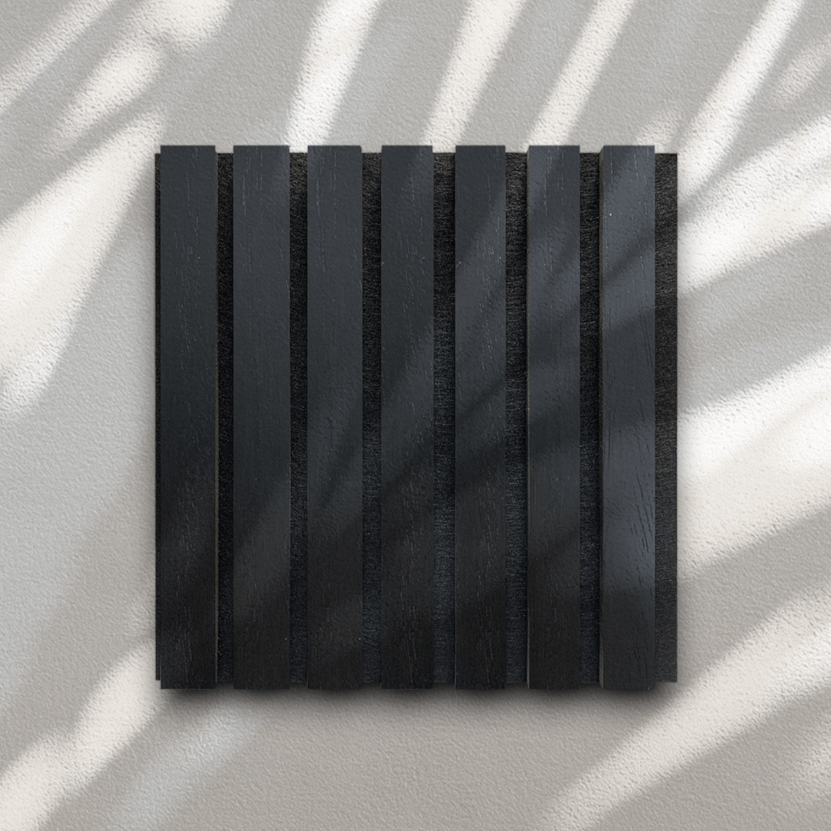 Black Oak Wood Slat Sample - High-Quality Acoustic Panel